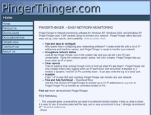 Tablet Screenshot of pingerthinger.com